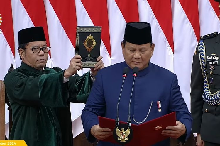 Prabowo-Gibran Resmi Dilantik sebagai Presiden dan Wakil Presiden RI 2024-2029. Foto: Ist