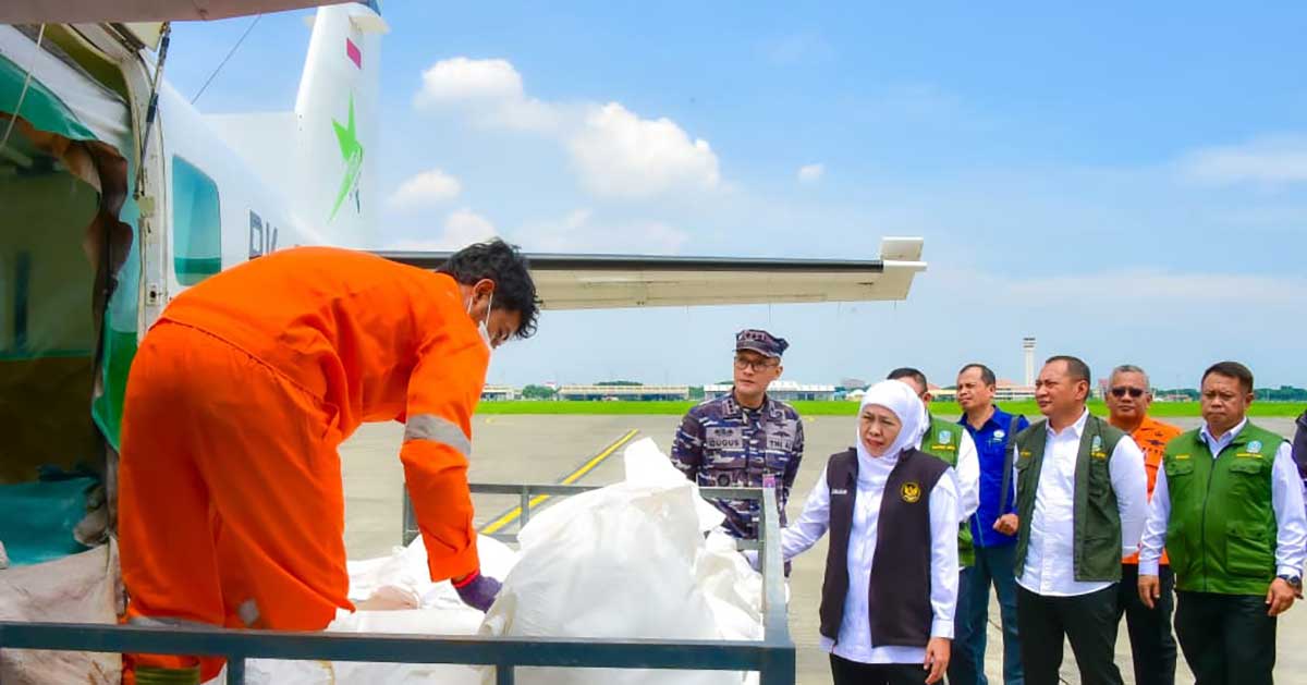 OMC atau operasi modifikasi cuaca yang dilakukan BPBD Jatim.