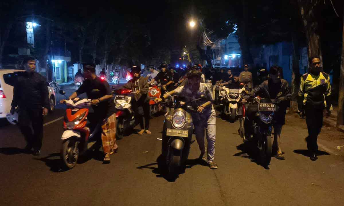 Lagi, Polisi di Pamekasan Amankan 48 Motor yang akan Gelar Balap liar
