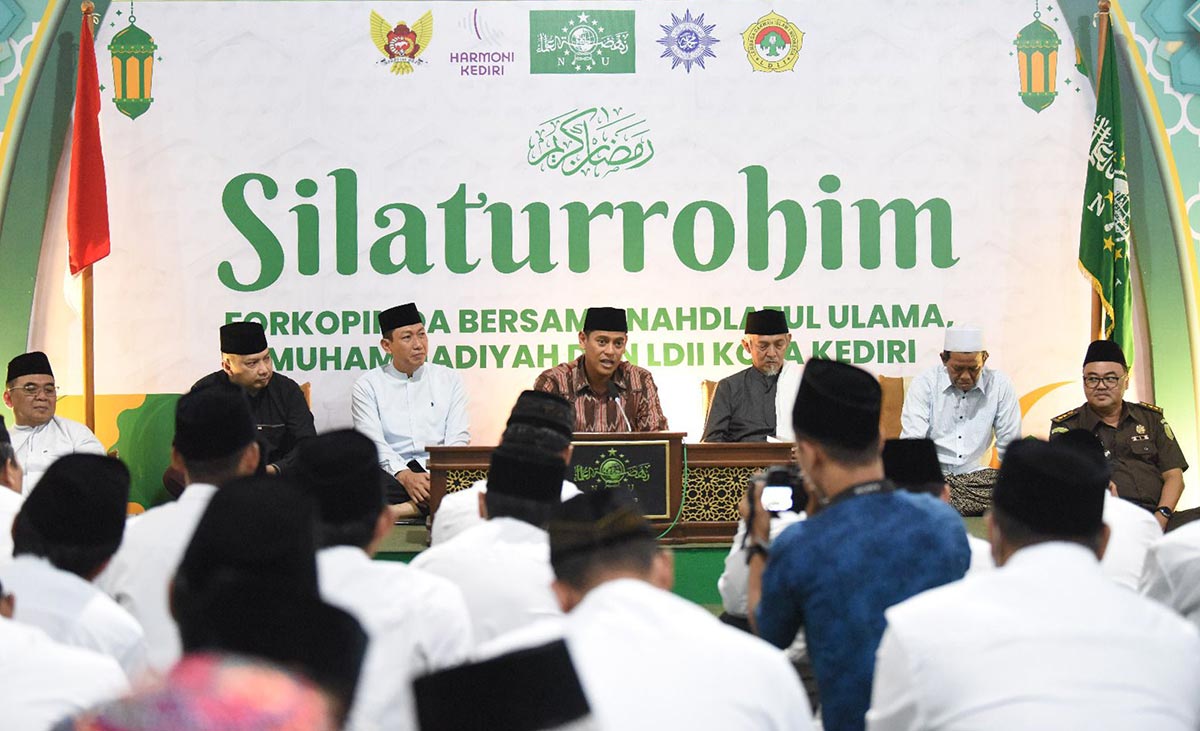 Silaturahmi dengan Forkopimda dan Ulama-Umaro, Mas Abu Apresiasi Toleransi di Kota Kediri