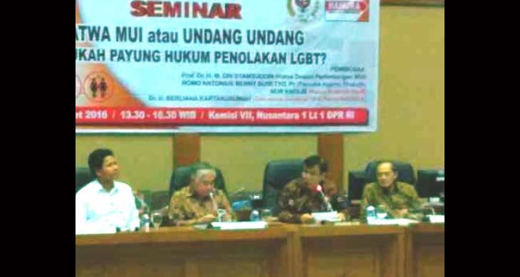 Din syamsuddin paparkan soal LGBT.