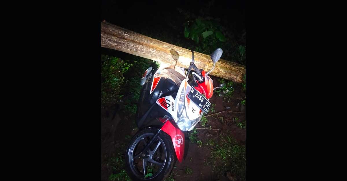 Kendaraan yang digunakan untuk mencuri kayu jati di Tuban.