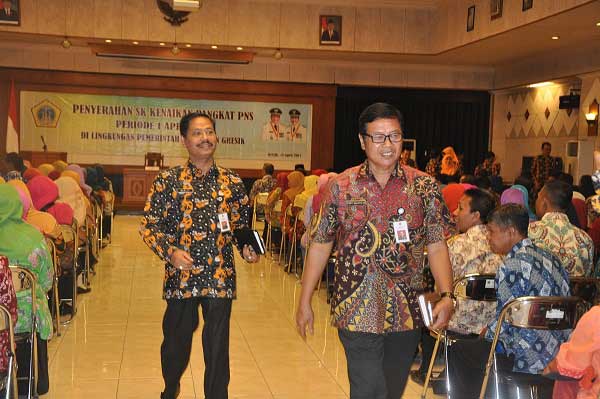 Hasil Lelang Pejabat Gresik Diserahkan, Bupati yang Berhak Milih