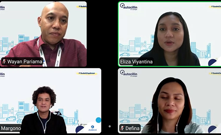 Webinar Kampanye #SudahZiapAman yang digelar Adira Insurance. (foto: ist)