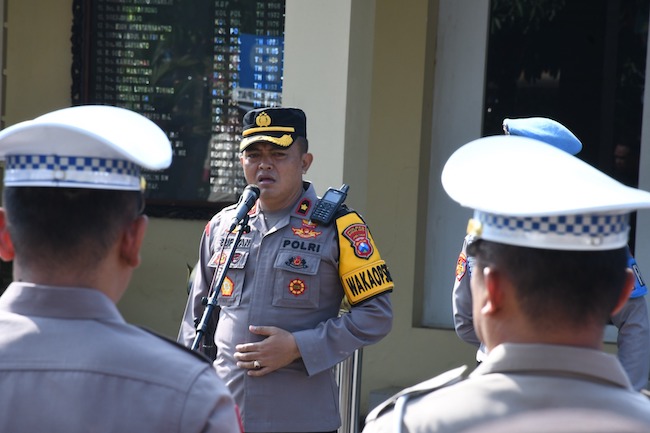 Apel Pagi Polres Madiun Kota Tekankan Kesiapan Personel Jelang Pilkada Serentak 2024