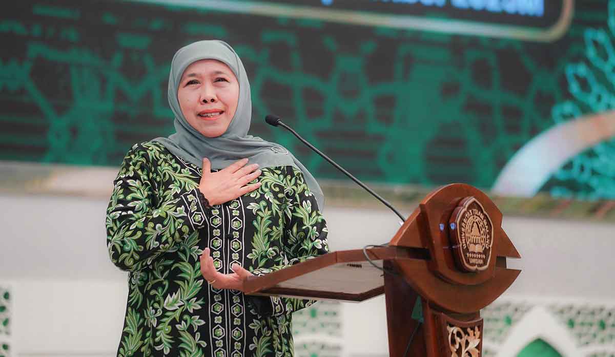 Gubernur Jawa Timur, Khofifah Indar Parawansa.