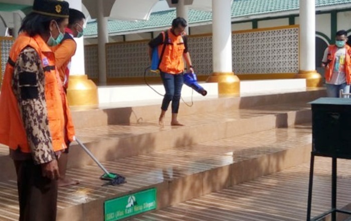 BP Pramuka Sumenep gelar baksos di Masjid Jamik Sumenep.