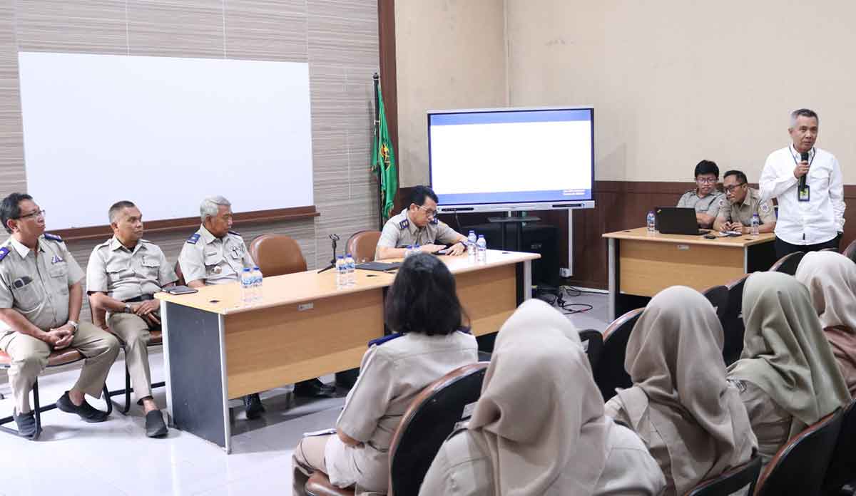 Rapat koordinasi yang digelar Kantah Kabupaten Pasuruan.