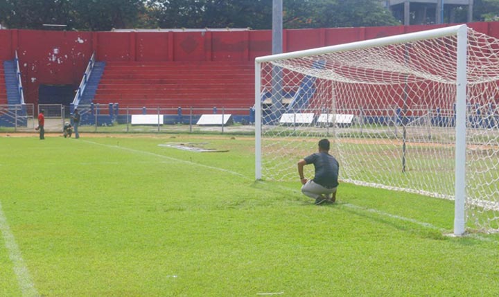 Stadion Brawijaya Kota Kediri.