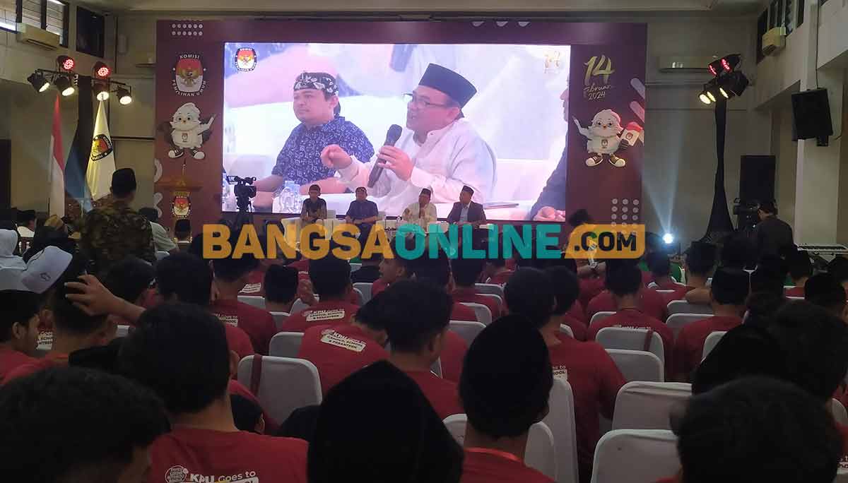 Ratusan Santri Tebuireng Jombang Ikuti Sosialisasi Pemilu 2024