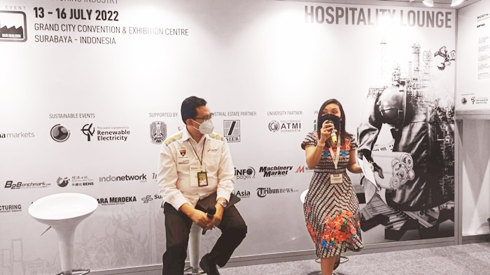 Events Director PT Pamerindo, Lia Indriasari bersama VP Domestic Industry PTPL, Nugroho Setyo.