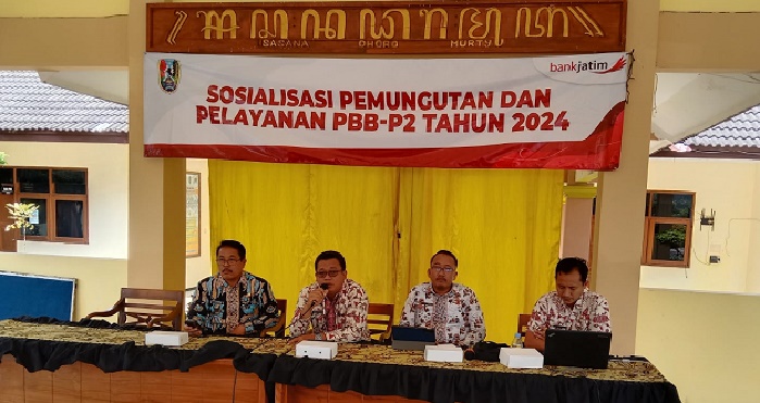 Sosialisasi pemungutan dan pelayanan PBB-P2 oleh BPKPAD Tuban. Foto: Ist.
