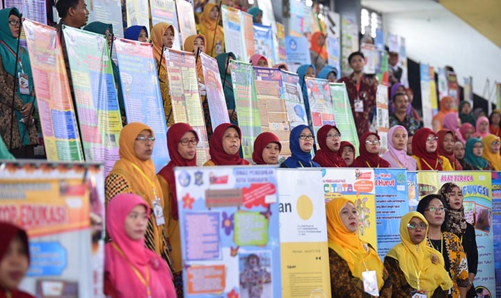 Sosialisasi apresiasi guru.