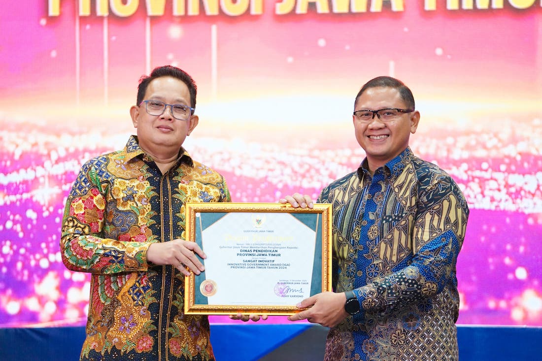 Di Penganugerahan INOTEK Award, Pj Gubernur Adhy Sebut Ekosistem Berinovasi di Jatim Luas