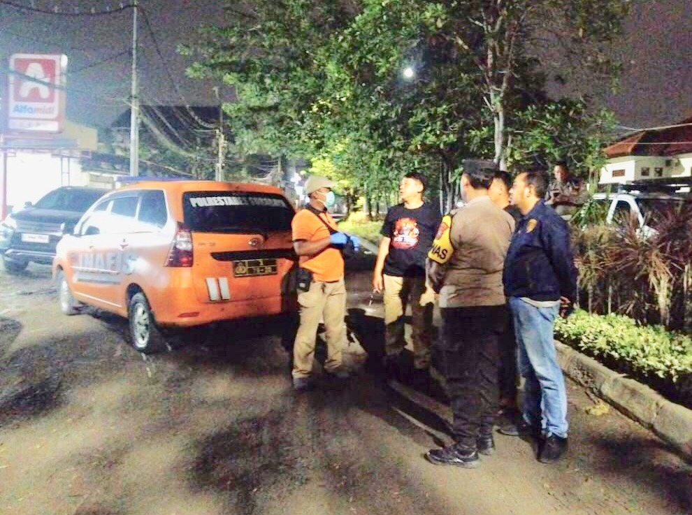 TKP tewasnya mandor proyek Box Culvert di sekitaran Jl. Gayungsari Barat