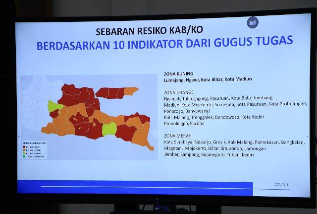 Kabar Indah dari Jatim, Khofifah: Empat Wilayah Berstatus Zona Kuning