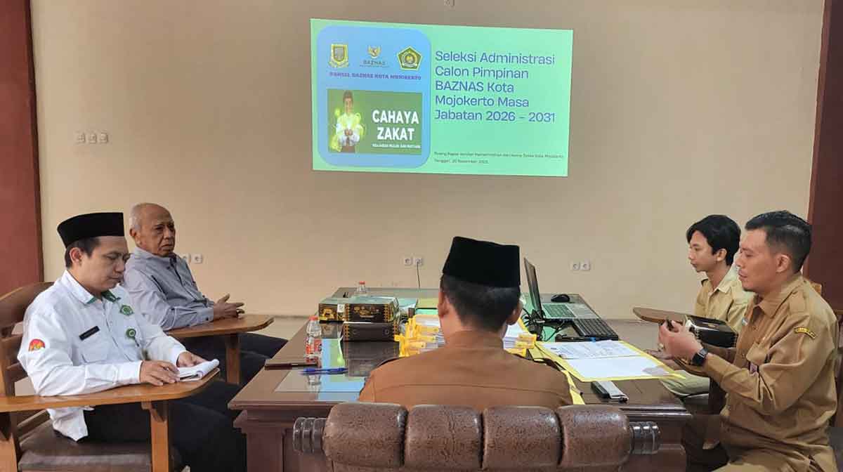 8 Kandidat Lolos Seleksi Awal Pimpinan Baznas Kota Mojokerto
