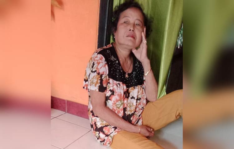 Korban Sunarah (57), warga Kramat Jegu, Kecamatan Taman, Sepanjang, Sidoarjo semasa hidup.