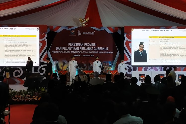 Peresmian Tiga Provinsi Baru Papua. Foto: Ist