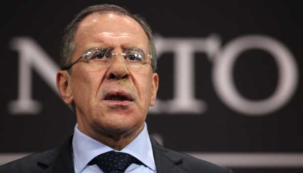 Menteri Luar Negeri Rusia, Sergei Lavrov. AP/Yves Logghe/Tempo.co
