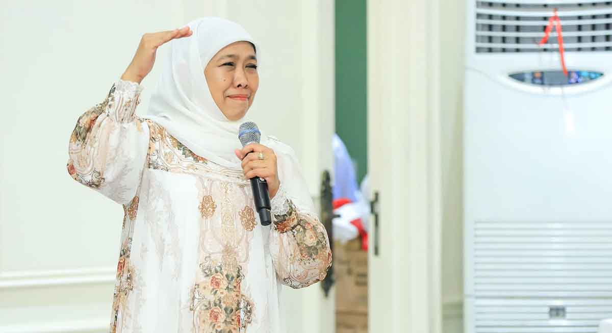 Gubernur Jawa Timur, Khofifah Indar Parawansa.