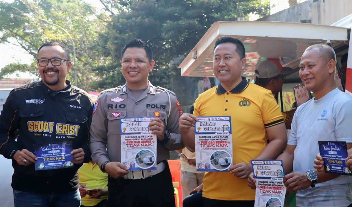 Layanan On The Spot Polres Batu saat CFD.