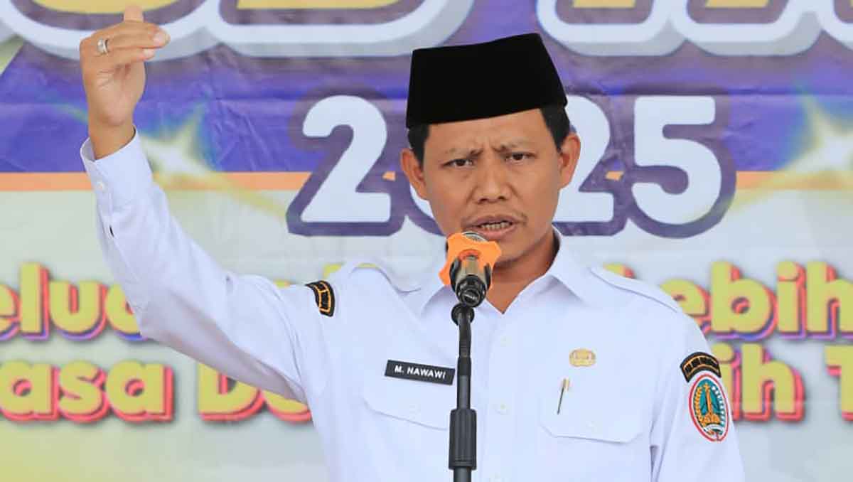 Wakil Wali Kota Pasuruan saat memberi sambutan.