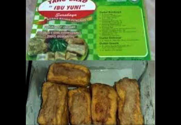 Tampilan tahu baxo . foto: istimewa 