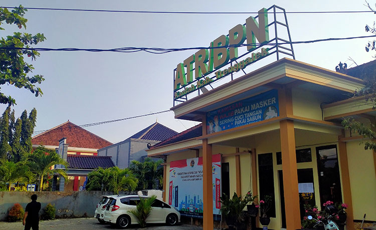 Kantor BPN Trenggalek. (foto: HERMAN/ BANGSAONLINE)