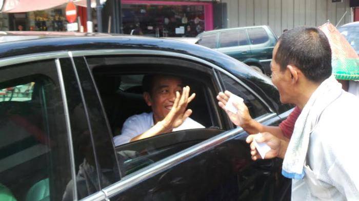 Jokowi saat di Solo. foto: jateng.tribunnews.com