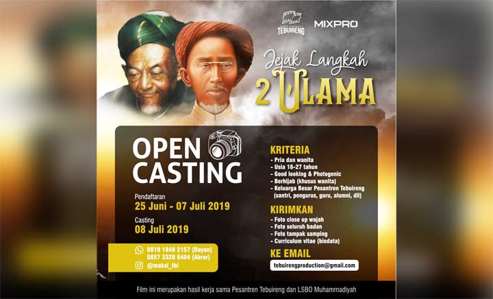 PP Tebuireng Produksi Film Hadratussyaikh & Ahmad Dahlan, Peserta Open Casting 800 Orang Lebih (1)