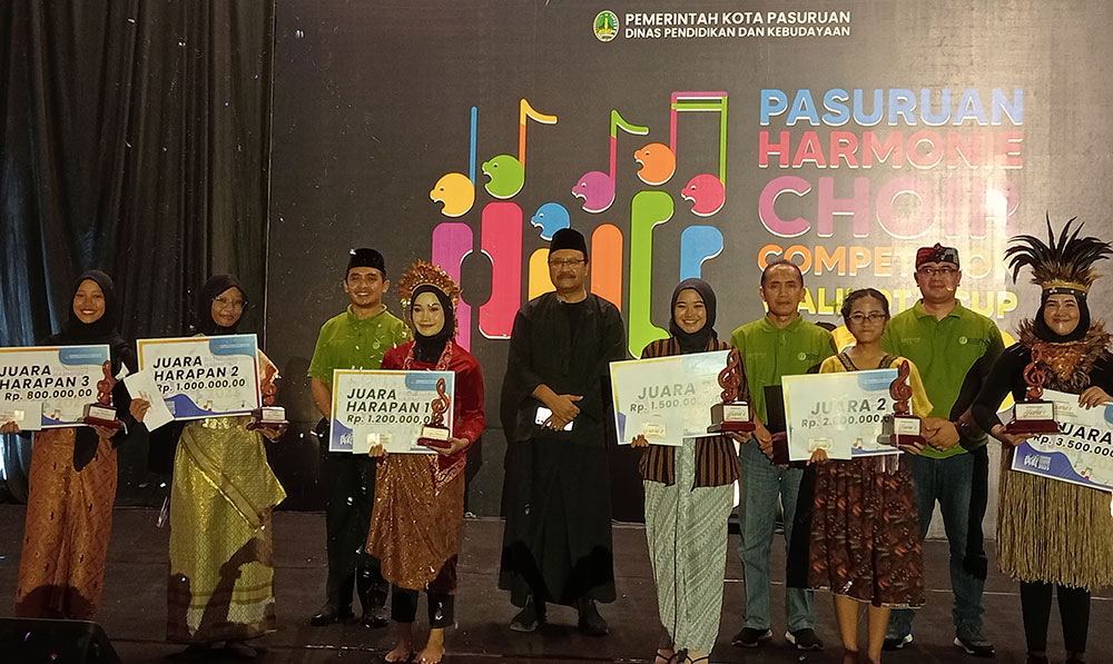 Dispendikbud Gelar Choir Competition Jenjang SMP-SMA se-Kota Pasuruan