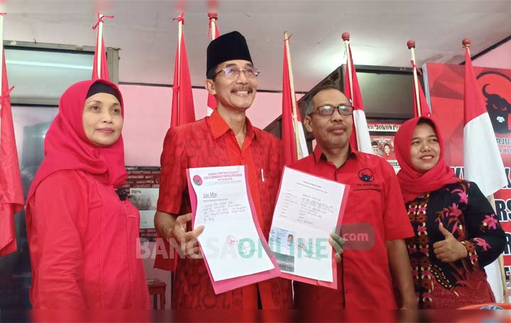 Tiga Kandidat Resmi Mendaftar ke DPC PDIP, Berebut Posisi Wawali Blitar