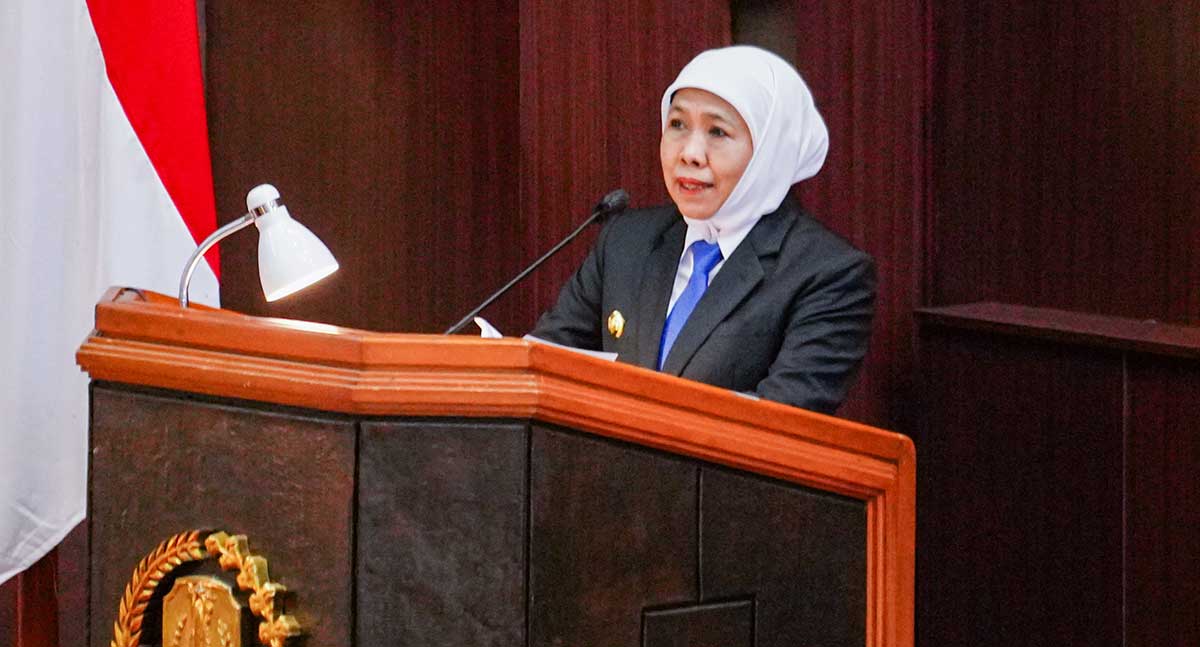 Gubernur Jawa Timur, Khofifah Indar Parawansa.
