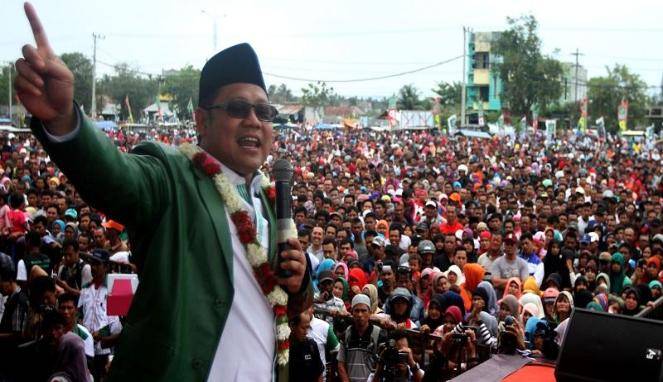 A Muhaimin Iskandar dalam kampanye PKB. Foto: antara