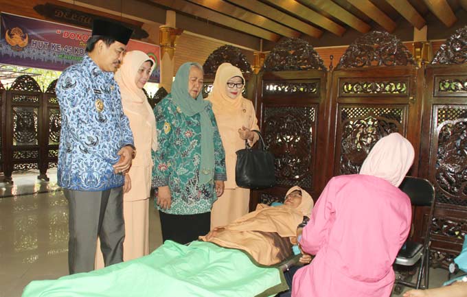 HUT ke-17, Dharma Wanita Persatuan Sidoarjo Gelar Donor Darah