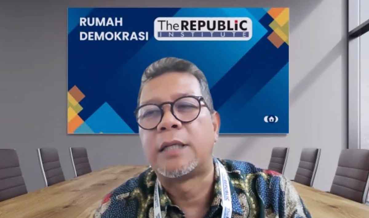 Peneliti Utama The Republic Institute, Sufyanto.