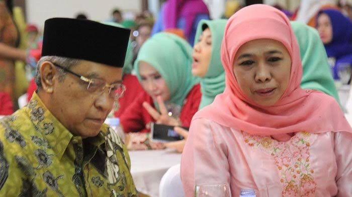 Khofifah Indar Parawansa dalam acara bersama KH Said Aqil Siroj. foto: ist.
