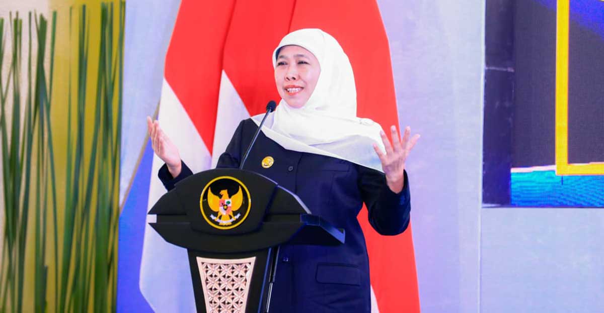 Gubernur Jawa Timur, Khofifah Indar Parawansa.