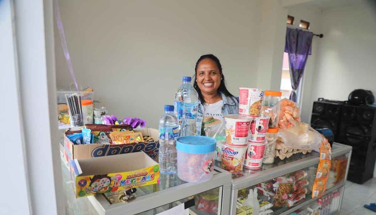 Aveline (37), eks pejuang Timor Timur.