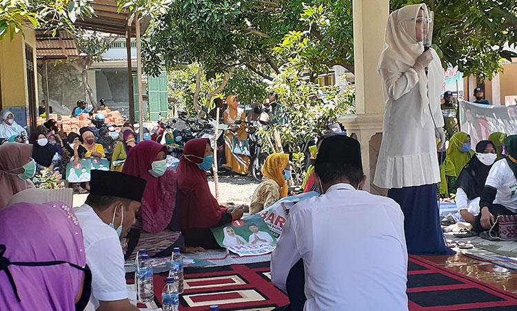 Kampanye Simpatik Paslon 1 Ikbar. (foto: ist)
