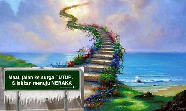 Ilustrasi: jalan menuju surga.