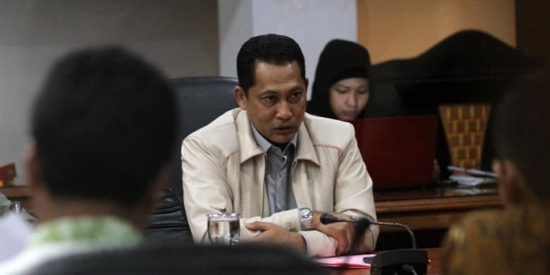 Budi Waseso saat memenuhi panggilan Komnas HAM. foto: Dany Permana/Tribunnews.com