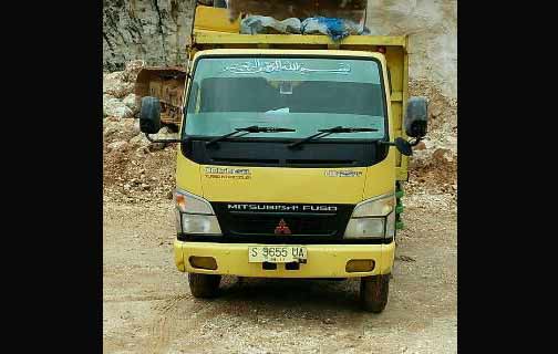 Mobil truk milik Happy Thomas semasa belum hilang. foto: istimewa