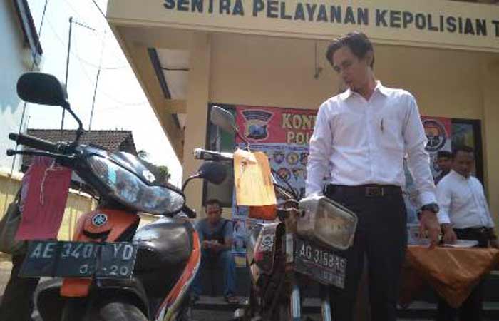 Kasat Reskrim Polres Pacitan Imam Buchori saat rilis pers. (foto: ist)