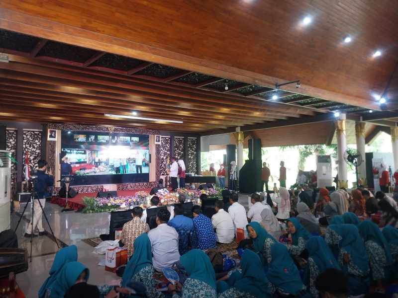 Acara peringatan HKN ke-61 Tahun 2025 di Pendopo Delta Wibawa, Rabu (12/11/2025). foto ist

