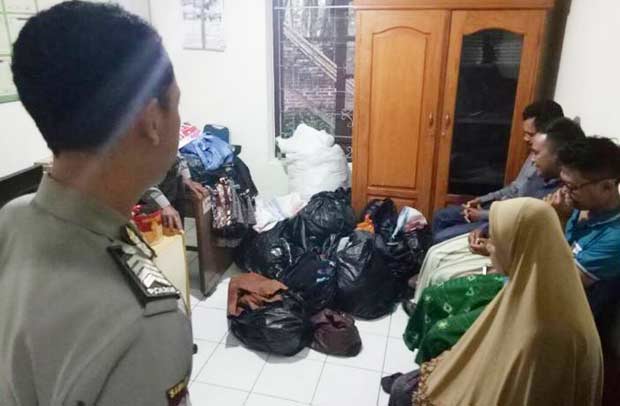 Para pelaku yang diamankan di Polres Ponorogo