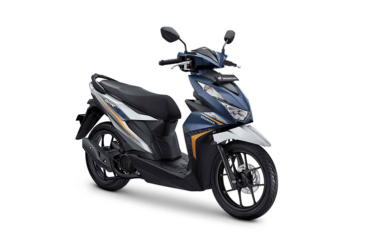 New Honda BeAT (CBS-ISS) Matte Blue Silver. (foto: ist)