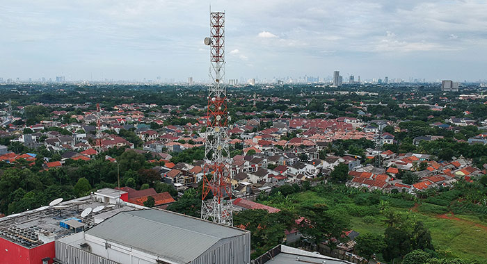  BTS Smartfren di BSD, Tangerang.