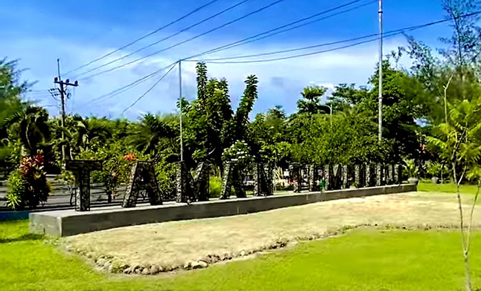 Salah satu ruang terbuka hijau atau RTH di Kota Kediri, Taman Tempurejo. Foto: Ist